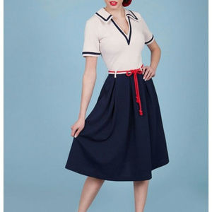 On the Yacht - Retro Sailor Dress
